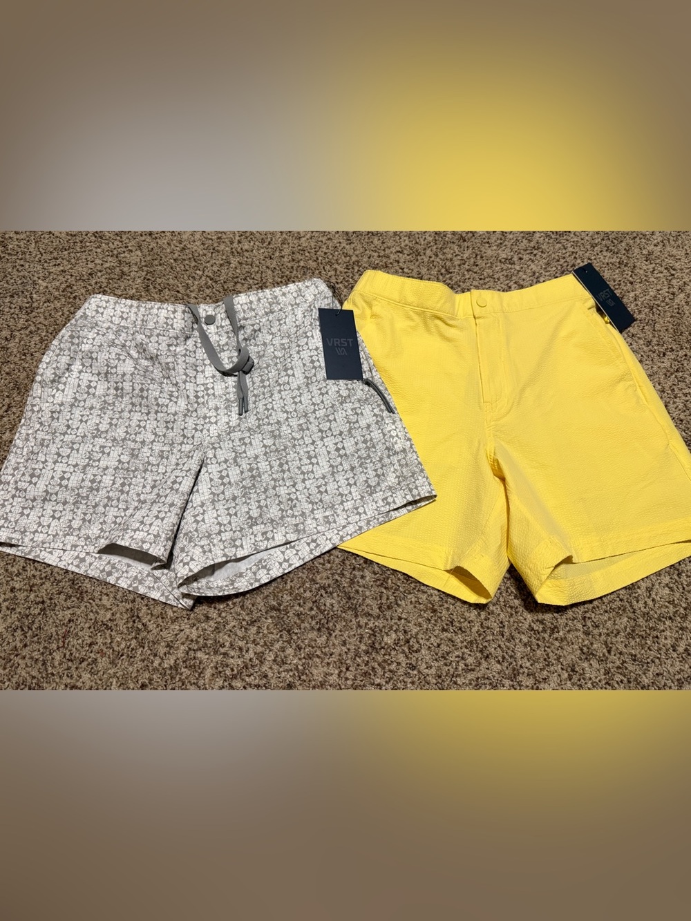 VRST Resort and Hybrid Print Shorts Bundle Mens S NWT